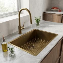 brass-kitchen-sink-with-faucet